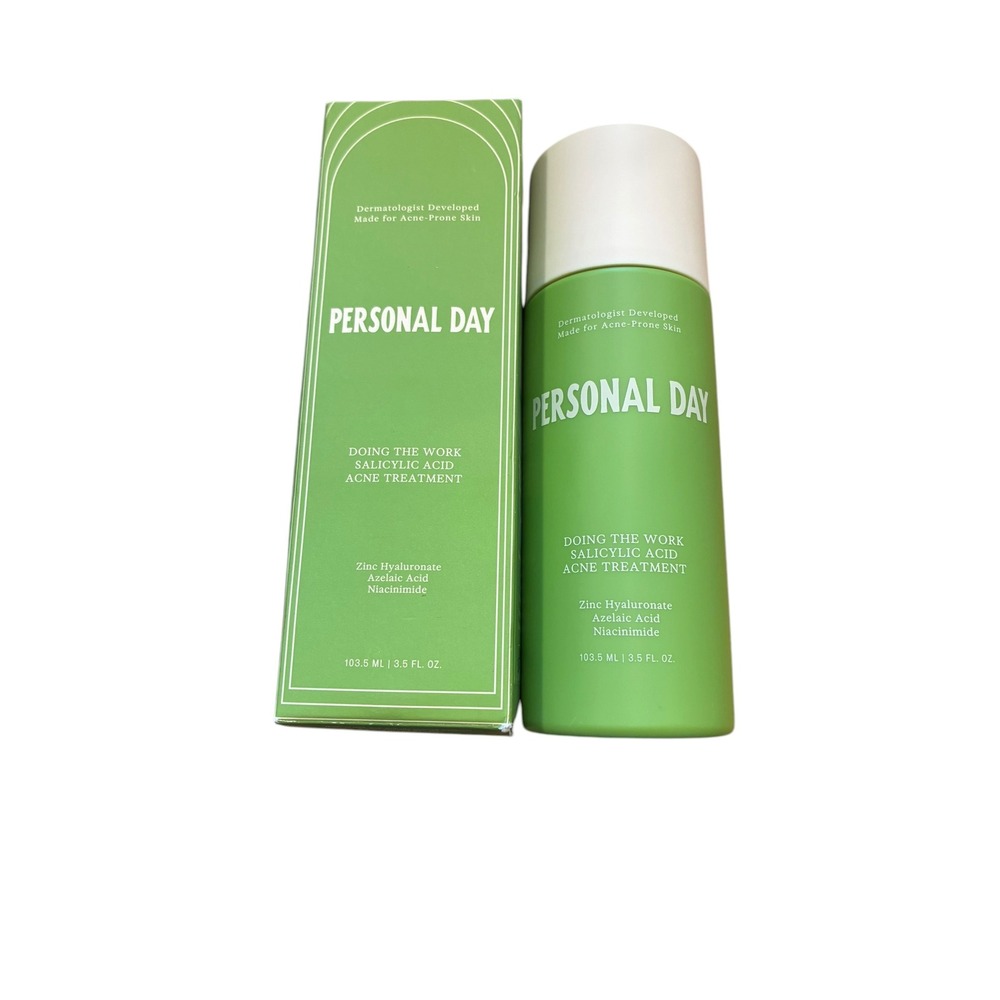 Personal Day Doing the Work Salicylic Acid Acne Treatment 3.5oz Niacinamide NIB